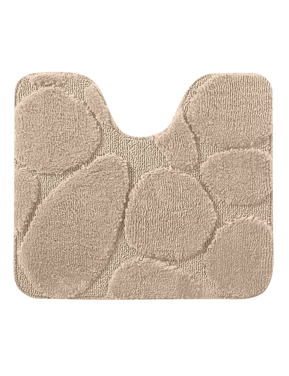 Tapis de bain motif galets (sable) Tapis de bain motif galets (sable)